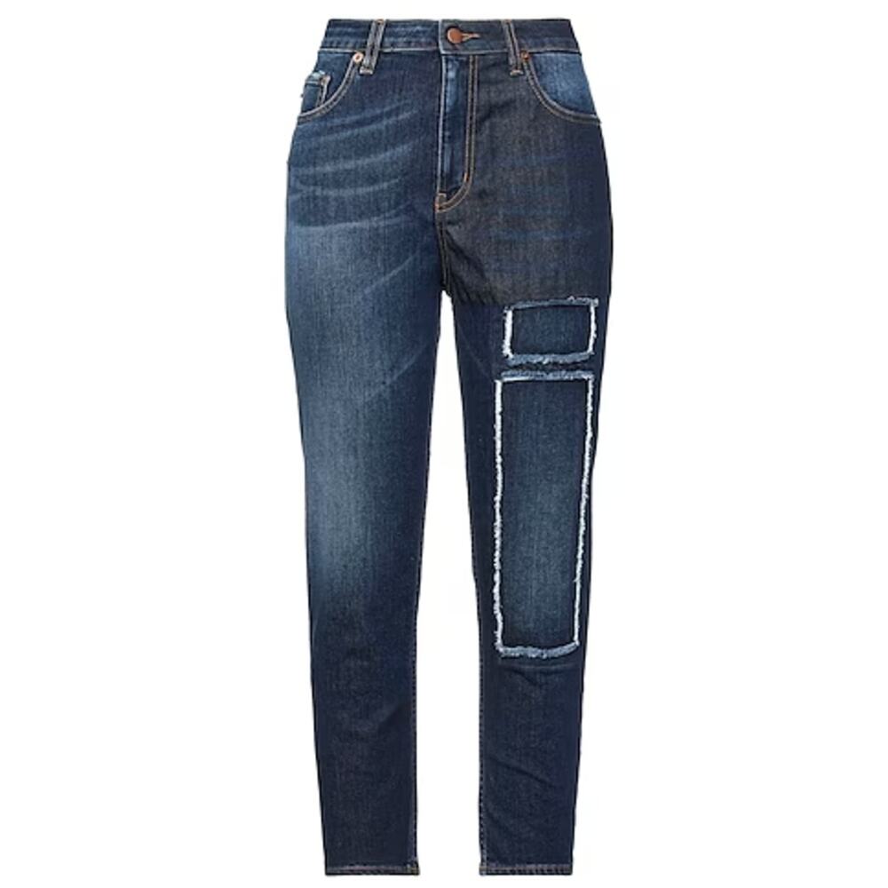 NWT Love Moschino High Waisted Distressed Cropped Jeans 30 Waist - Picture 3 of 7